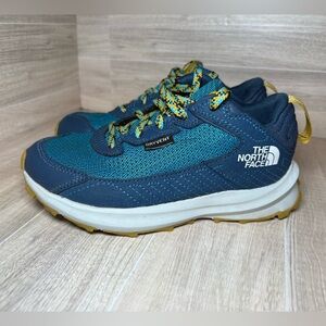 THE NORTH FACE Dry Vent Fastpack Hiker Waterproof Hiking Shoe Blue Size 1